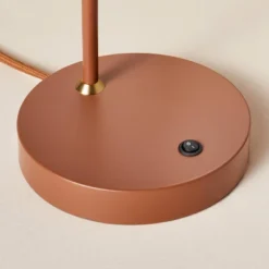 20" Metal Task Lamp With USB Port Terracotta Brown (Includes LED Light Bulb) - Hearth & Hand™ With Magnolia -Hearth & Hand with Magnolia GUEST 009de372 e973 4433 b4c3 9d6014567bba