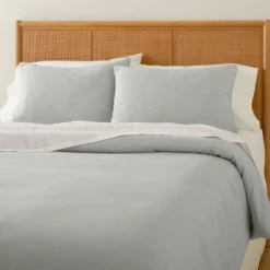 Heathered Stripe Comforter & Sham Set Jet Gray/Sour Cream - Hearth & Hand™ With Magnolia -Hearth & Hand with Magnolia GUEST 0606b777 0300 43bb b1cd 22bbc6c3a7f5