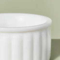 Ribbed Milk Glass Bathroom Trinket Dish White - Hearth & Hand™ With Magnolia 5 Ribbed Milk Glass Bathroom Trinket Dish White - Hearth & Hand™ With Magnolia -Hearth & Hand with Magnolia GUEST 11692f3a 653d 42aa 857c 25e0fc7e1132