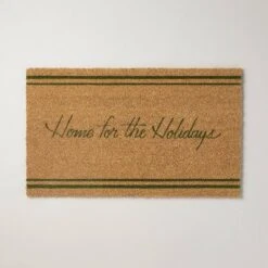 Home For The Holidays Coir Christmas Doormat Tan/Evergreen - Hearth & Hand™ With Magnolia 6 Home For The Holidays Coir Christmas Doormat Tan/Evergreen - Hearth & Hand™ With Magnolia -Hearth & Hand with Magnolia GUEST 13b31cfc 46c8 48a4 aa5b b1d7b81bcdb7