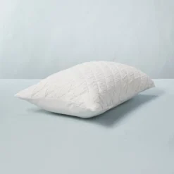 Diamond Stripe Matelassé Pillow Sham - Hearth & Hand™ With Magnolia -Hearth & Hand with Magnolia GUEST 1d1dfbac f897 4282 b3ef 0d6687000785