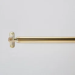 Decorative Screw Curtain Rod Brass Finish - Hearth & Hand™ With Magnolia -Hearth & Hand with Magnolia GUEST 20cacd2d 585f 4429 8fd1 43319d4dc7f8
