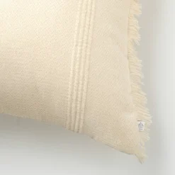 24"x24" Textured Fringe Indoor/Outdoor Square Throw Pillow Natural - Hearth & Hand™ With Magnolia -Hearth & Hand with Magnolia GUEST 2bd560f1 912e 42f2 bf88 99a52322781d