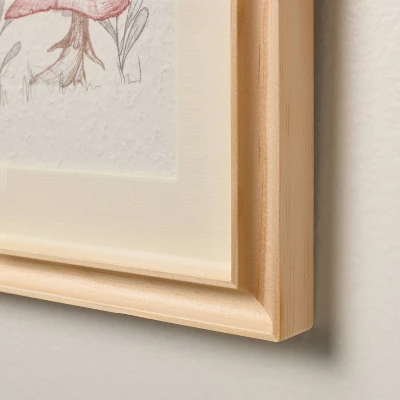 2pk 14"x11" Mushroom Framed Wall Art Set - Hearth & Hand™ With Magnolia 2 2pk 14"x11" Mushroom Framed Wall Art Set - Hearth & Hand™ With Magnolia - Image 2