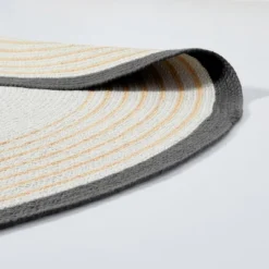 Round Border Stripe Braided Area Rug Neutral - Hearth & Hand™ With Magnolia 7 Round Border Stripe Braided Area Rug Neutral - Hearth & Hand™ With Magnolia -Hearth & Hand with Magnolia GUEST 4063a892 83b4 4e70 94ef 3b9cca03ee67