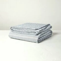 Alternating Stripe Matelassé Coverlet - Hearth & Hand™ With Magnolia -Hearth & Hand with Magnolia GUEST 458eb939 d4f1 45d1 b471 244a8c72a4e1