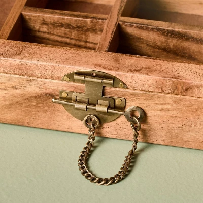 XL Wood Curio Box - Hearth & Hand™ With Magnolia 1 XL Wood Curio Box - Hearth & Hand™ With Magnolia