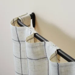 Hearth & Hand with Magnolia 27 French Return Curtain Rod Matte Black - Hearth & Hand™ With Magnolia