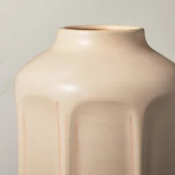 13" Faceted Ceramic Vase Sunset Taupe - Hearth & Hand™ With Magnolia -Hearth & Hand with Magnolia GUEST 89c00ed5 f379 4ab6 83f9 2c196e016ee1