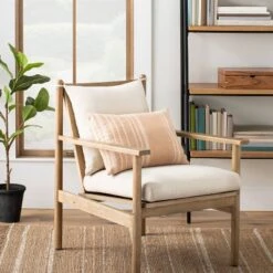 16"x42" Variegated Stripe Lumbar Throw Pillow - Hearth & Hand™ With Magnolia