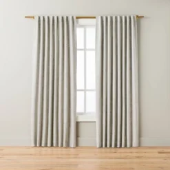 Heathered Slub Room Darkening Curtain Panel - Hearth & Hand™ With Magnolia -Hearth & Hand with Magnolia GUEST a4a62756 feb2 4b16 a9a0 7820a44f7261
