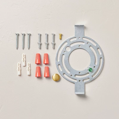 Fabric Shade Wall Sconce Black/Cream - Hearth & Hand™ With Magnolia 5 Fabric Shade Wall Sconce Black/Cream - Hearth & Hand™ With Magnolia - Image 5