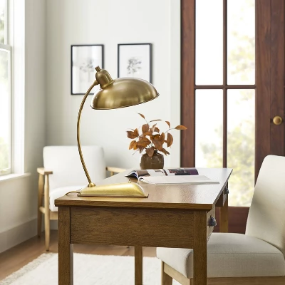 Toggle Switch Task Lamp Brass - Hearth & Hand™ With Magnolia 1 Toggle Switch Task Lamp Brass - Hearth & Hand™ With Magnolia