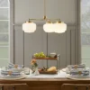 3-Arm Milk Glass Chandelier Ceiling Light - Hearth & Hand™ With Magnolia