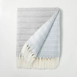 Faded Pin Stripe Gauze-Woven Throw Blanket - Hearth & Hand™ With Magnolia -Hearth & Hand with Magnolia GUEST c1773d90 5fbf 416e b8cb fd886e03f5ae