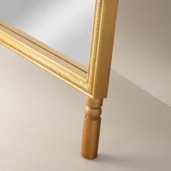 Arched 28"x70" Wood Framed Leaner Mirror Brass - Hearth & Hand™ With Magnolia -Hearth & Hand with Magnolia GUEST d11368bb 5f34 4961 b778 f5a096b3fbae