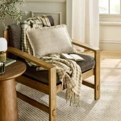 14"x20" Textured Woven Lumbar Toss Pillow Light Natural - Hearth & Hand™ With Magnolia