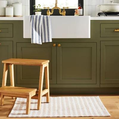 Break Stripe Handmade Area Rug Taupe/Cream - Hearth & Hand™ With Magnolia 1 Break Stripe Handmade Area Rug Taupe/Cream - Hearth & Hand™ With Magnolia