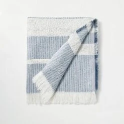 Dimensional Stripe Dobby Throw Blanket - Hearth & Hand™ With Magnolia -Hearth & Hand with Magnolia GUEST fd8ceb53 5095 4e97 b578 9439f901185a